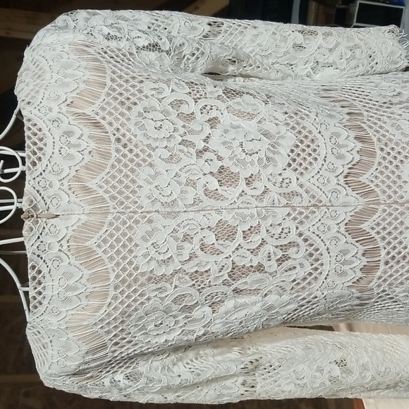 Jessica Howard creamy white lace dress. Size 4 petite - Picture 5 of 9